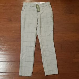 H&M Plaid Slacks Size 6